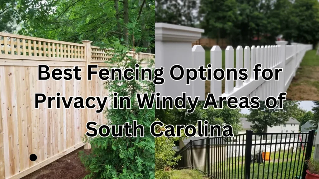 Best Fencing Options for Privacy in Windy Areas of South Carolina