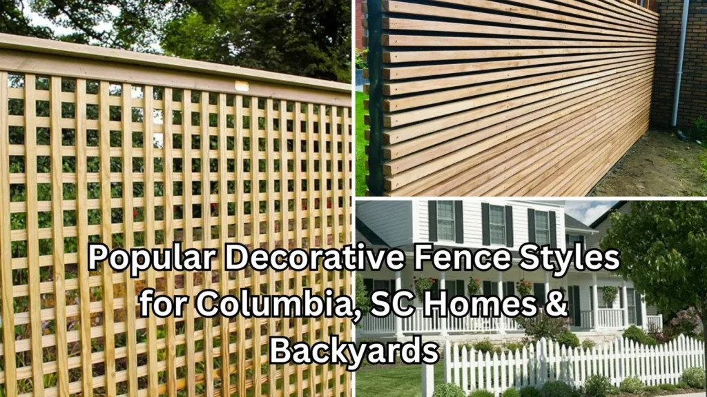 Popular Decorative Fence Styles for Columbia