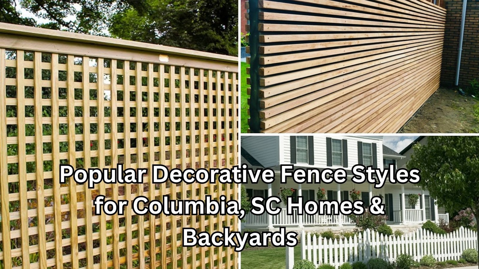 Popular Decorative Fence Styles for Columbia